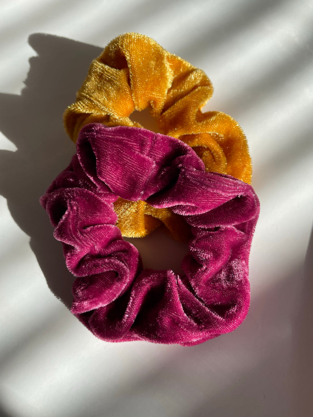 Sunflower scrunchies set
